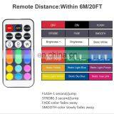 LED RGB Color Cabinet Wireless Lights Battery Operated Puck Light With Remote Control thumbnail-6