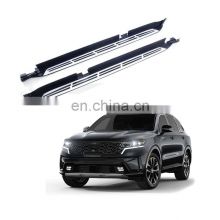 High quality Thick durable car exterior accessories parts kit Stainless steel Side pedal Running Boards For Kia Sorento 2021