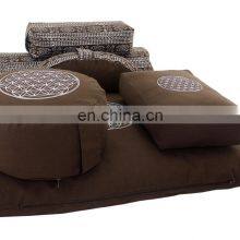 Private Label 100% Cotton Full Block Printed Meditation Cushion Set thumbnail-5