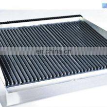 Промышленный внутренний газовый гриль из нержавеющей стали с лавовыми камнями, имеющий газовый сертификат CE thumbnail-2