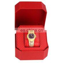 Hot Sell Wholesale PU Leather Flip Watch Packaging Box Display thumbnail-1