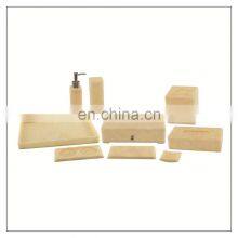 Non-Disposable Vanity Kit for Hotel Soap Shampoo Holder Accessories Hotel Acrylic Amenities Set