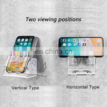 Clear Acrylic Bath Shower Cellphone Holder Wall Mounted Cell Phone Stand Holder Bracket Phone Handset Bracket thumbnail-3