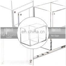 Desk Acrylic Pen Holder With Photo Frame Magnetic Pen Holder thumbnail-3