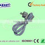 EU Standard With Braid Power Cord Cable