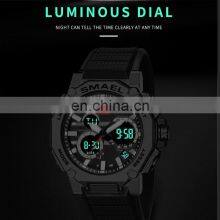 SMAEL 8047 Quartz Watches Sports Male Clock Alarm 50M Waterproof Stopwatch LED Back Light Wristwatches Men Watch Sport thumbnail-5