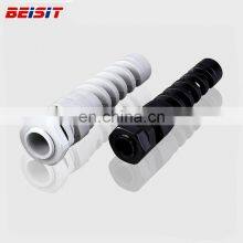 High Quality Watertight Nylon Flexible Spiral Cable Gland With Strain Relief thumbnail-2