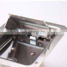 MS858B Silvery Mirror-Polished Industrial Cabinet Hardware SS Vehicle Truck Panel Paddle Locks thumbnail-4