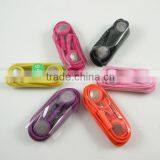 High Quality ,low Price, 3.5mm Colorful Earphones for Iphone4/apple thumbnail-1