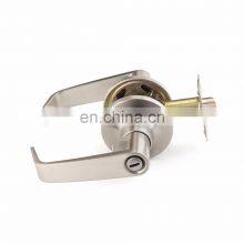 High Quality Factory Price Zinc Alloy Lever Brass Cylinder Cylindrical Handle Door Lock thumbnail-3
