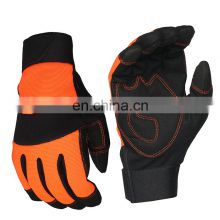 Cut resistant synthetic leather work gloves touch screen durable construction safety working mechanical gloves