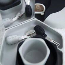 Custom Color Cartoon BPA Free Eco Silicone Baby Dinner Plate Tumble Proof Bowl thumbnail-3