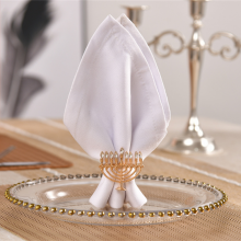 Factory Customized New Style Metal Candelabra Gold Napkin Ring thumbnail-4