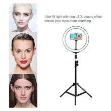 Kytuwy LED Selfie Stick Ring Fill Light 12inch Dimmable Camera Phone Lamp With Stand Tripod Ringlight 12 Inch 12-inch thumbnail-5
