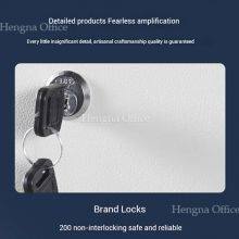 Professional Steel Bookcase |with Glass Doors and Secret Safe |for Georgetown Law Firms thumbnail-3