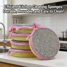 Custom 12pcs Pack Scouring Pad Kitchen Clean Scourer Sponge Pad thumbnail-3