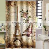 Lovely Owls Printed fo Children 100% Polyester Shower Curtain for Hotel, Family, Waterproof Bath Curtain thumbnail-4