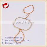 String Tag Metal Border Custom Clothing Seal