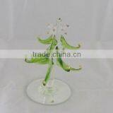 Green hand blown fiberglass christmas tree