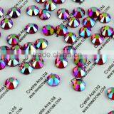 Wholesale Flat Back Crystal Silver Foiled Back no Hotfix Rhinestone SS4 Rose AB