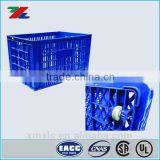 Euro Standards PP Plastic Turnover Box With Wheels / High Quality Wheels Plastic Turnover Box