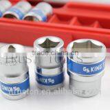 10PCS 1/2" Plastic Box Socket Set 4010AABP GS KING TOOLS Made in Taiwan thumbnail-2