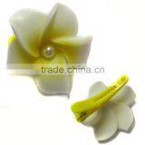Frangipani Hair Clip, Plumeria Flower Clip JYF00799 thumbnail-1