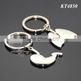 Caring Health Stomach Shaped Keyring Zinc Alloy Metal Silver Color Custom Keychain Promotion
