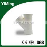 YiMing Pvc 45 Degree Pipe Fitting Lateral Tee for Welding Machine thumbnail-4