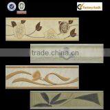 ceramic border decor flower for inside wall tile