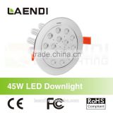 Commercial lighting 30W Rotatable LED Downlight with CE FCC ROHS certification