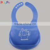 Soft Plastic Water Proof Baby Bib For Infants Food-Catcher Style Plastic Bib With Adjustable Neckband thumbnail-2