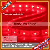 12V SMD 3528 LED Flexible Light Red Tube Type Waterproof IP65 60LED/meter 5 Meter 300LED CE RoHs 4.8W/Meter 5 Meter/Roll New thumbnail-1