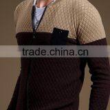 2015 Wholesale Winter Cultivate One's Morality Men Sweater Knit Cardigan for School Style Cardigan Sweaters thumbnail-1