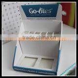 Custom Cardboard Counter Top Display Rack/e-cigarette Counter Display/pocket Counter Display
