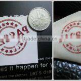 Custom design eco friendly tatto stamps making