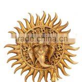 Ganesha Om Sun Mask Wall Hanging