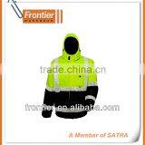 High Visibility Waterproof Winter Parka thumbnail-1