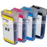 Refillable ink cartridge 82 for HP Designjet 500/500ps/800/800ps/815