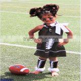 2016 Fashion Black White Chevron Pants Fall Winter Baby Girls Boutique Outfit thumbnail-5