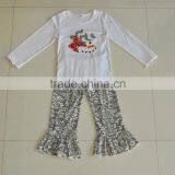 Wholesale Childrens Boutique Clothing Turkey Embroidery Ruffle Baby Girls Thanksgiving Outfits thumbnail-5