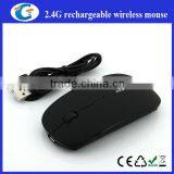 High-tech Wireless Mouse With Rechargeble Lithium Battery Supplier's Choice