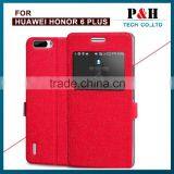China Wholesale PU Leather Case Flip Phone Case With Window View for Huawei Honor 6 thumbnail-3