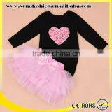 Crown Pink Romper Skirt Wholesale Baby Girl Clothes Set Quality Choice thumbnail-4