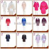 290501 Women Short Style Polyester Solid Bridal Kimono thumbnail-6