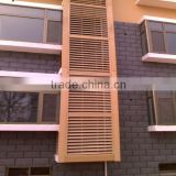 Decorative fence for air-conditioner wpc blinds fence frame parts