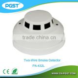 2 wired fire smoke detector alarm ,433/868Mhz, CE&ROHS