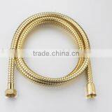 Flexible Brass/SS Gold-Plated Shower Hose-Spray/Double-Lock HY-F09