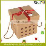 Custom candy corrugated box with logo printing