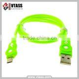 Hot Selling Colorful Micro Braided USB Cable With Aluminum Case for Mobilephone thumbnail-1